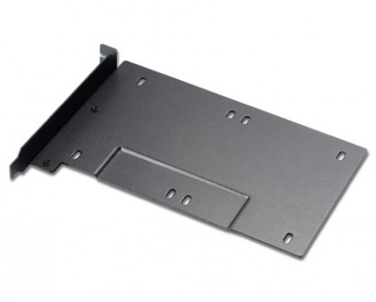 拡張スロットを使って2.5インチSSD 2台をマウント。アイネックス「AK-HDA-10BK」