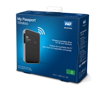 iOS/Androidから直接接続できるWi-Fi対応ポータブルHDD、WD「My Passport Wireless」