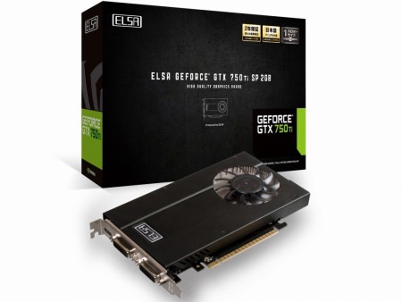 1スロット・補助電源レスのGTX 750 Ti、エルザ「ELSA GeForce GTX 750 Ti SP 2GB」など2種