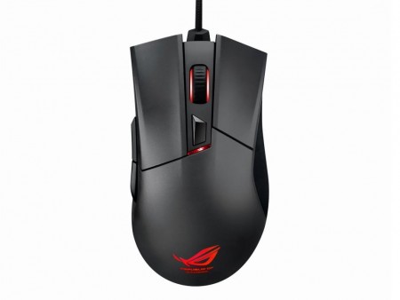 ASUSTeK、換装用オムロンスイッチでクリック感が変わる高速ゲーミングマウス「ROG Gladius」