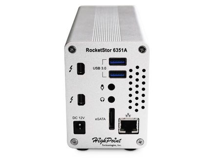 USB3.0/eSATA3.0を増設できるThunderbolt 2ドック、HighPoint「RocketStor 6351A」