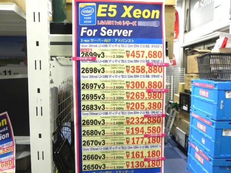 最大18コア/36スレッド対応、“Haswell-EP”ことIntel「Xeon E5-1600 ...