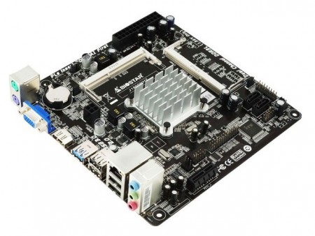 Celeron J1800搭載のファンレスMini-ITXマザーボード、BIOSTAR「J1800NH2」