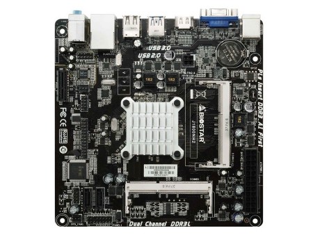 Celeron J1800搭載のファンレスMini-ITXマザーボード、BIOSTAR「J1800NH2」