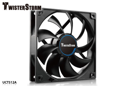 高静圧を誇る“Storm-Flow Blade”採用の120mmファン、ENERMAX「TwisterStorm」
