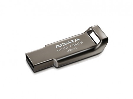 ADATA、亜鉛合金筐体を採用するスタイリッシュなUSB3.0メモリ「UV131」シリーズ