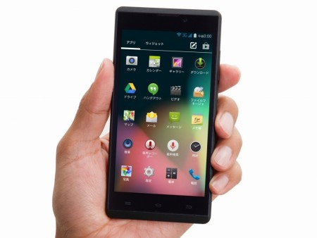 実売1万円台のクアッドコアCPU搭載SIMフリースマートフォン、BLUEDOT「BNP-500K」