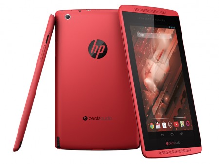 日本HP、バスレフ型デュアルスピーカー採用7インチタブ「HP Slate 7 Beats Special Edition」