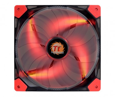 Thermaltake、Blue/Red/White LEDの120/140/200mm口径ファン「Luna」シリーズ