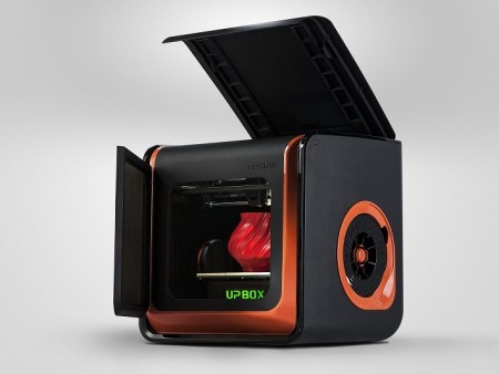 印刷領域を拡大した積層ピッチ0.10mmデスクトップ3Dプリンタ、BRULE「UP Box」