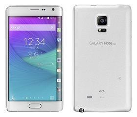 KDDI、曲面ディスプレイ搭載の5.6インチスマホ、Samsung「GALAXY Note Edge」など2種