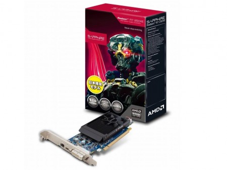 SAPPHIRE、ロープロ仕様と短基板モデルのRadeon R7 250XE搭載グラフィックス2製品を近く発売
