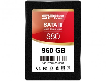 最大転送555MB/s、容量約1TBの7mm厚SATA3.0 SSD、Silicon Power「Slim S80」シリーズ