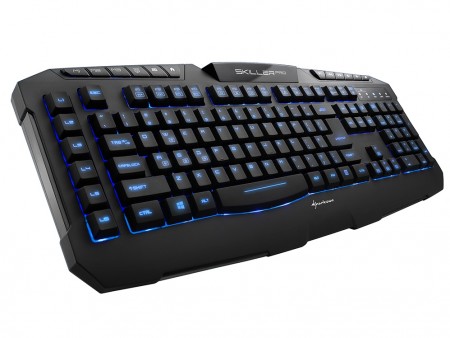 SHARKOON、キー耐久性1,000万回のLEDバックライト搭載ゲーミングキーボード「Skiller PRO」