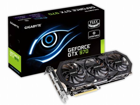 6系統出力を備えるGeForce GTX 970 OCモデル、GIGABYTE「GV-N970WF3OC-4GD」