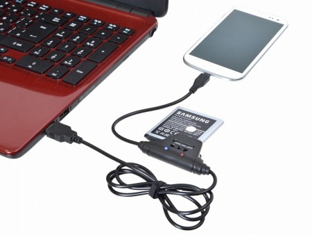 サンコー、名前だけで分かる「スマホも予備バッテリーも同時に充電ケーブル」発売開始