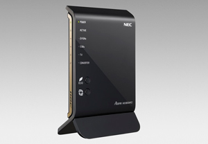 最大転送1,300Mbpsのホームユース向けIEEE 802.11acルータ、NEC「AtermWG1800HP2」