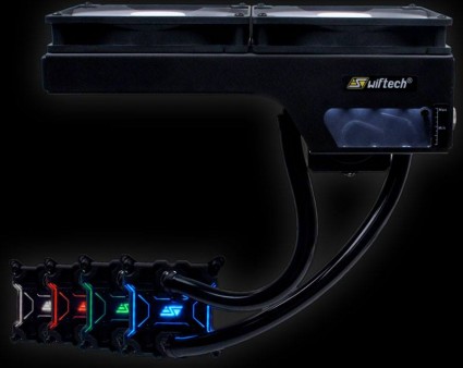 LEDイルミネーションヘッド採用の280mmオールインワン水冷キット、Swiftech「H240-X」
