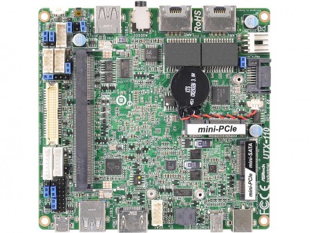 約110mm角のBay Trail-I搭載マザーボード、ASRock「UTX-110」リリース