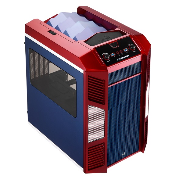 エアフロー良好のMicroATXゲーミングCubeケース、Aerocool「Xpredator Cube」シリーズ全7色