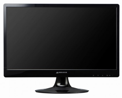 低消費電力な白色LED採用21.5インチワイド液晶、グリーンハウス「GH-LCW22A」シリーズ