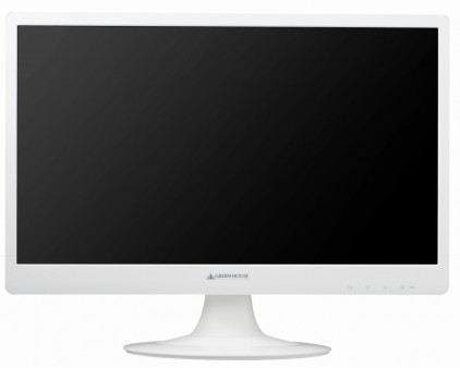低消費電力な白色LED採用21.5インチワイド液晶、グリーンハウス「GH-LCW22A」シリーズ