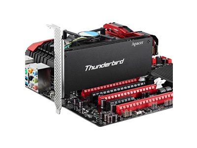 ランダム10万IOPSのゲーマー向けPCIe SSD、Apacer「Thunderbird PT910 PCI-e SSD」