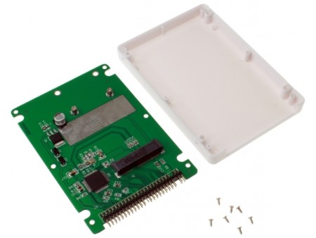 mSATA/M.2 SSDを使い、2.5インチSATA/IDE SSDを組み立てるキットが上海問屋から