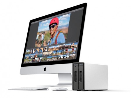 デンノー、8TB HDDを搭載できる2ベイRAIDケース、STARDOM「SOHO TANK ST2-B3-6G」