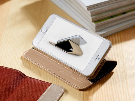 EVOUNIからiPhone 6ケース2製品発売。ミラー＆Suicaポケット付き「S46」と布＆レザーの手帳型「K66」