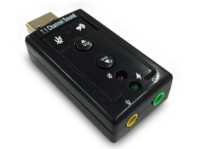 ユニットコム、税抜199円のバーチャル7.1ch対応USBオーディオアダプタ「D543 USB Virtual7.1」
