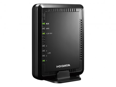 アイオー、ハイパワーアンテナ搭載で文庫本より小さい税抜3,600円の11n対応無線LANルーター