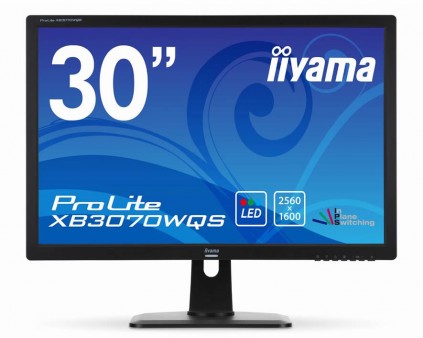 iiyama、Adobe RGB比109％対応のWQXGA 30型ワイド液晶「ProLite XB3070WQS」発売