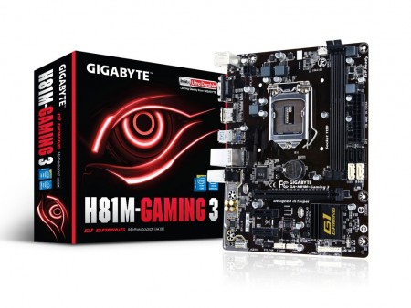 GIGABYTE、奥行170mmのIntel H81採用エントリーゲーミングMicroATX「GA-H81M-Gaming 3」