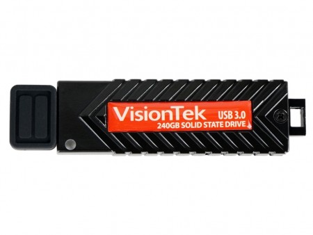 VisionTek、シーケンシャル445MB/secの超高速USB3.0メモリ「USB Pocket SSD」発売
