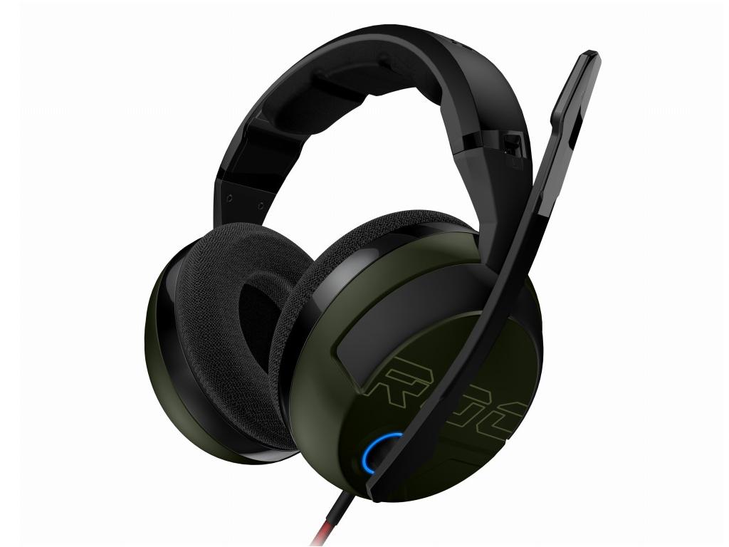 KAVEヘッドセット 50mmネオジムドライバー搭載のミリタリー柄ヘッドセット、ROCCAT「Kave