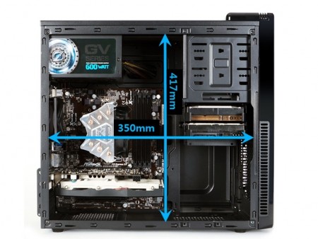最長350mmのグラフィックスカードを搭載できる高拡張ミニタワー、ZALMAN「A1」リリース