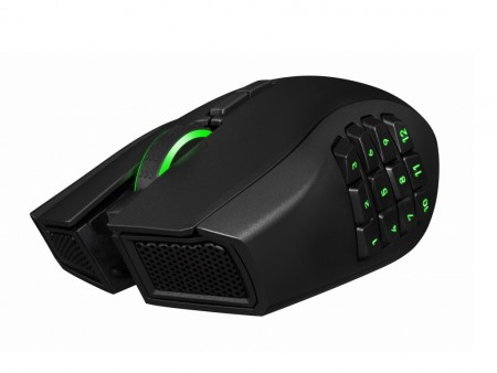 LEDカラーを1,680万色から選択できるサムボタン搭載ワイヤレスマウス、Razer「Naga Epic Chroma」