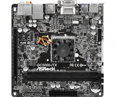 Kabini採用で4K2K出力にも対応する省電力Mini-ITXマザーボード、ASRock「QC5000-ITX」