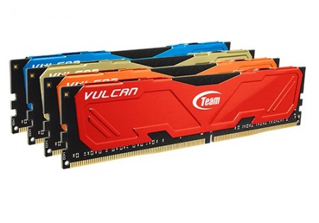Team、最大3,000MHz駆動の16GB×4クアッドチャネルDDR4メモリ「Dark/Vulcan」リリース