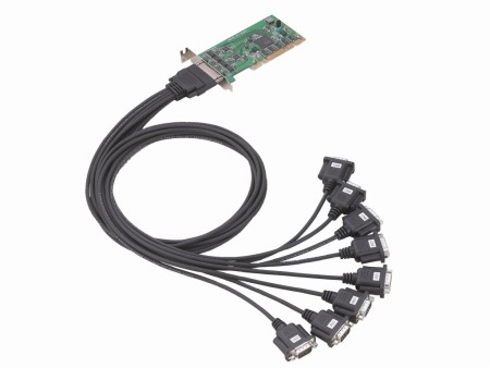 8chのシリアルポートを増設できるロープロ対応拡張カード、コンテック「COM-8C-LPE/LPCI」