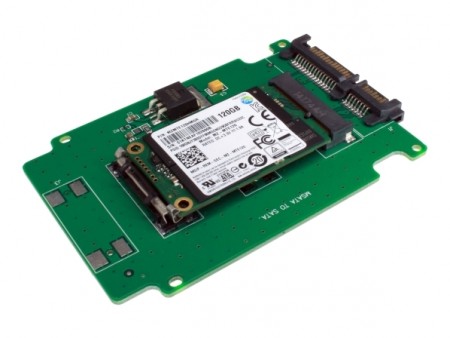 mSATA SSDのフォームファクタを変換するアダプタ基板3種が上海問屋から発売
