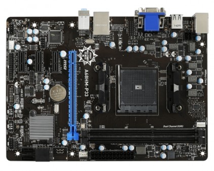 MSI、奥行174mmのコンパクトなSocket FM2+向けMicroATXマザーボード「A68HM-P33」発売