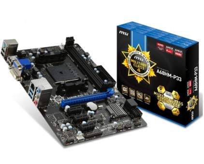 MSI、奥行174mmのコンパクトなSocket FM2+向けMicroATXマザーボード「A68HM-P33」発売