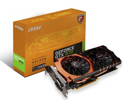 MSI、全銅製「Twin Frozr V」搭載のGTX 970限定版「GTX 970 GAMING 4G Golden Edition」