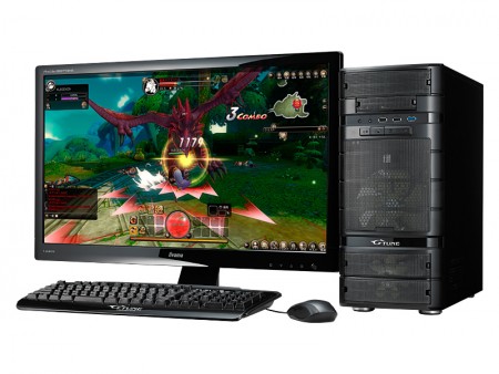 マウスG-Tune、特典アイテム付属の「ハンターヒーロー -HUNTER HERO-」推奨ミニタワーPC 2機種