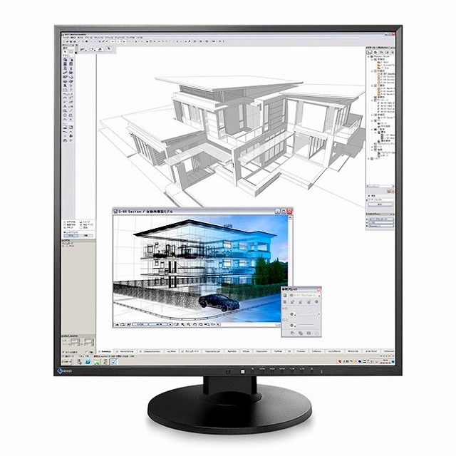 1,920×1,920ドットの正方形型26.5インチ液晶、EIZO「FlexScan EV2730Q」1月30日発売決定