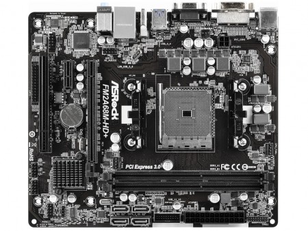 ASRock、トリプルディスプレイ対応のSocket FM2+エントリーマザー「FM2A68M-HD+」
