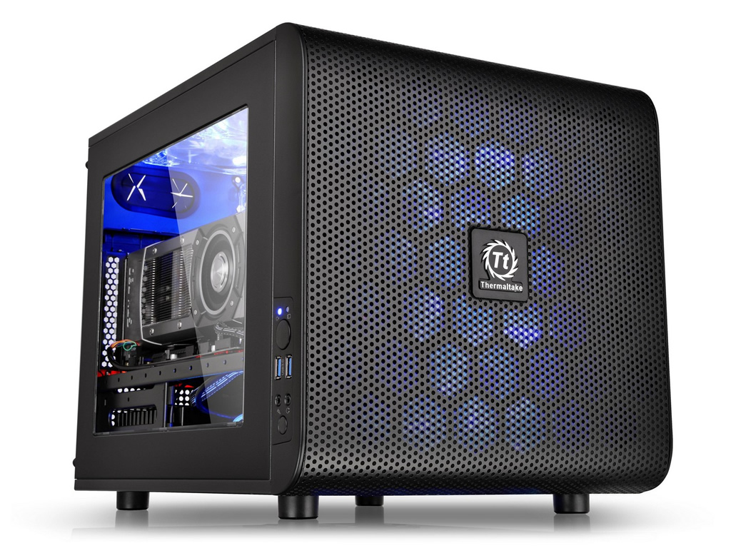 スタック可能なMicroATX対応Cube型ケース、Thermaltake「Core V21」24