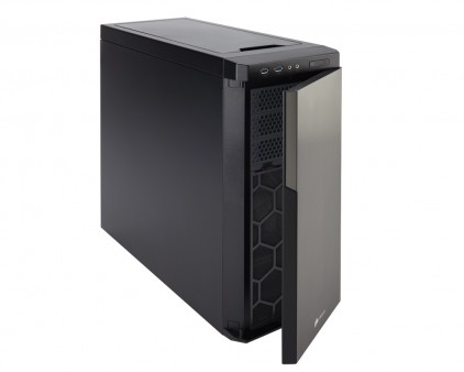 CORSAIR、E-ATX対応の静音ミドルタワー「Carbide 330R」にアルミパネルモデル追加